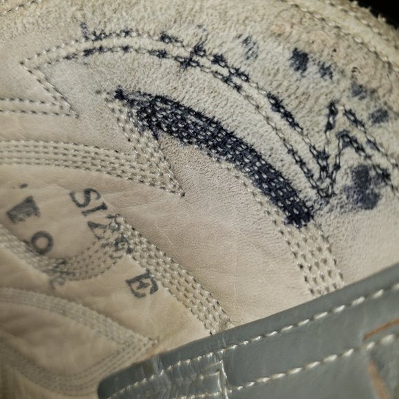 Nice Men's 9.5 Grey Don Quijote Cowboy Boots Leather - Picture 5 of 5